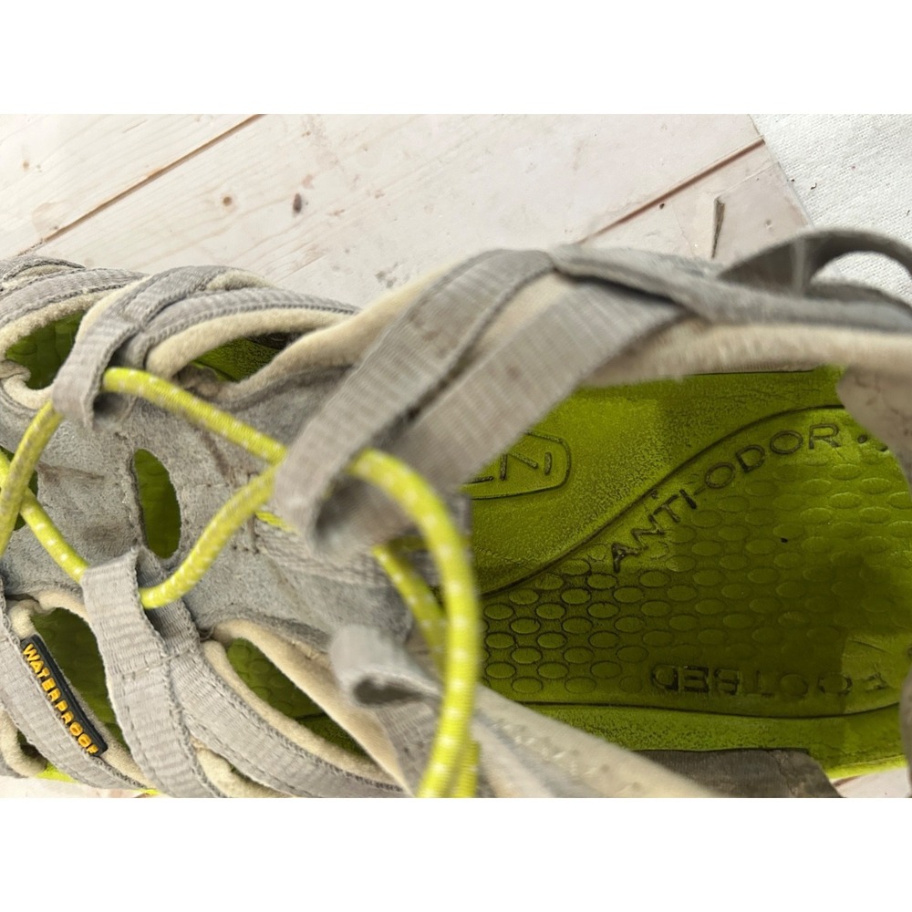 Keen Womens Waterproof Whisper Outdoor Hiking Gray Close Toe Sandals sz9 - Picture 4 of 7